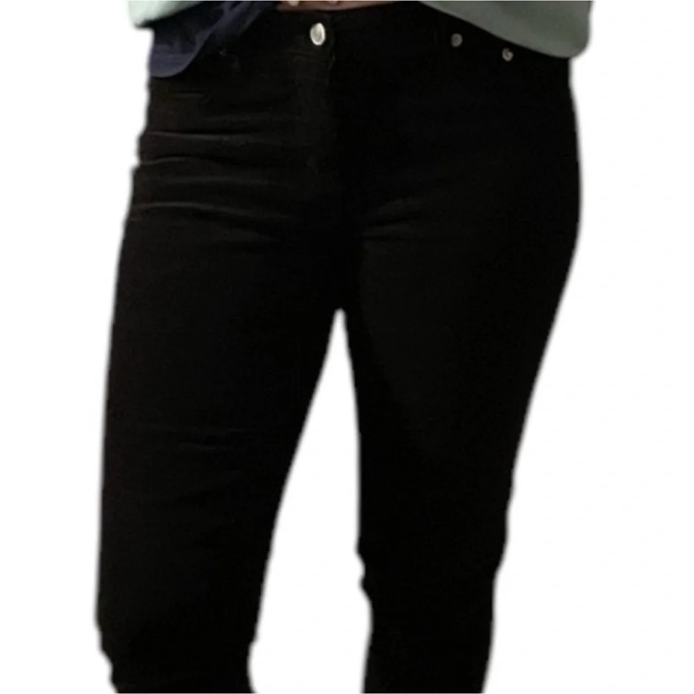Fabrizio Gianni Jean Slim Fit Stretch Fine wale Corduroy Jeans sz 8 deep brown